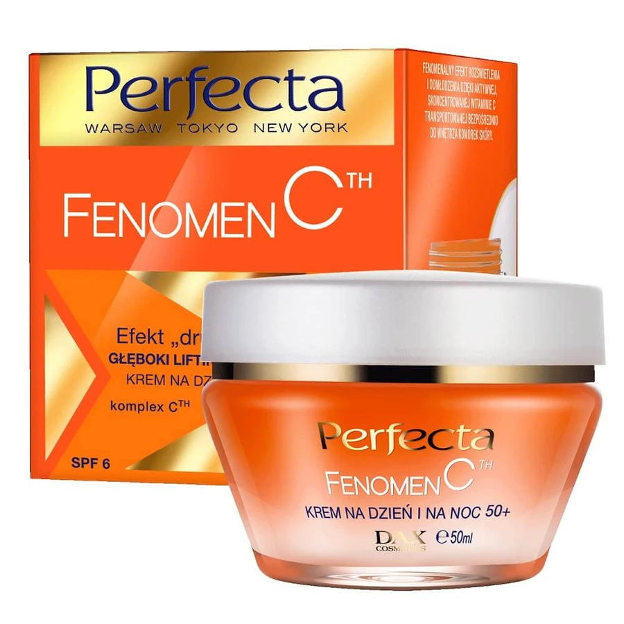 Perfecta Fenomen C Gboki Gboki Crema hidratante y reafirmante de día y noche 50+, 50ml