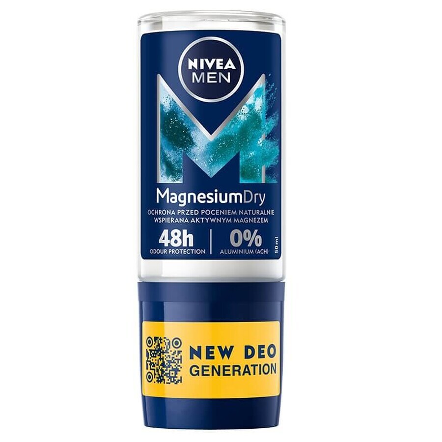 Cumpără Nivea Men Magnesium Dry Antiperspirant Roll-on, 50ml Nivea Men Magnesium Dry Antiperspirant Roll-on, 50ml