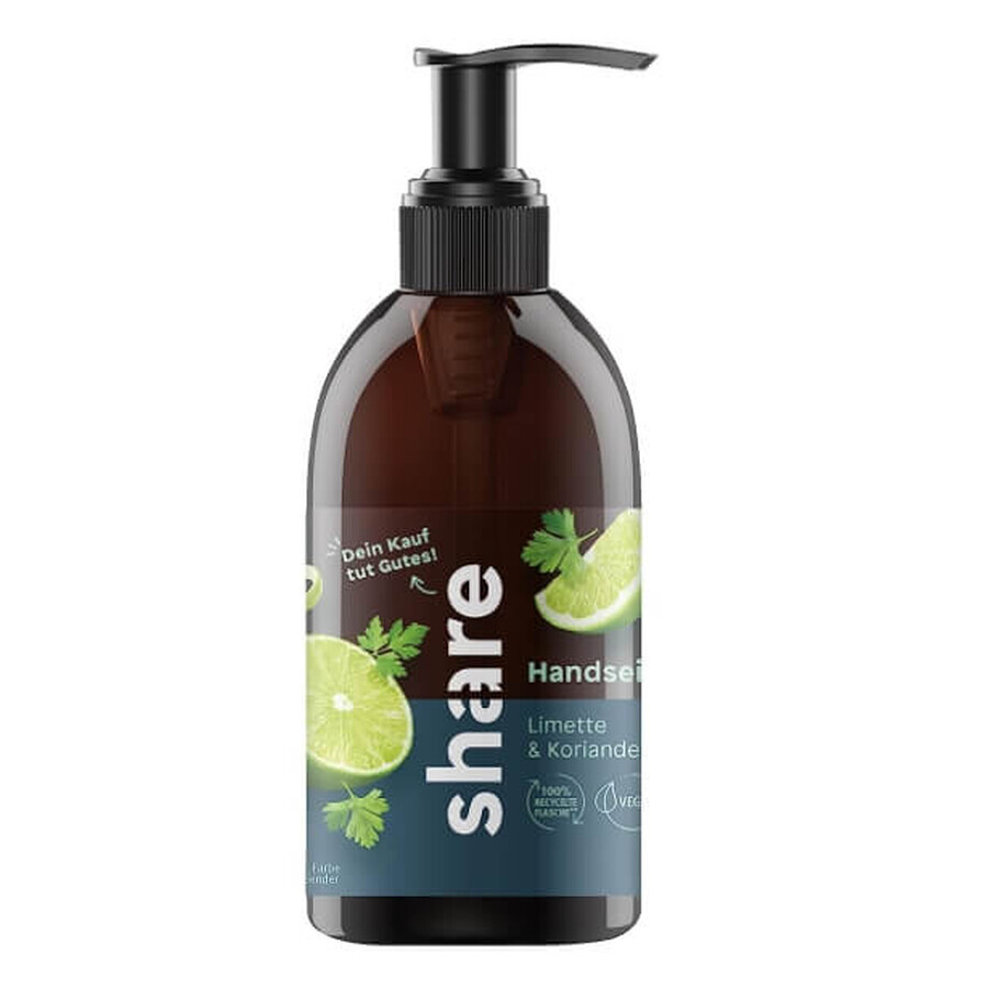 Share Foaming soap with lime and coriander, 250 ml