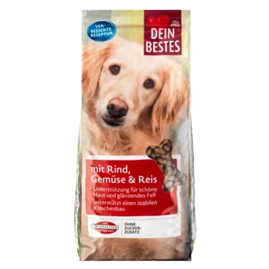 Dein Bestes, Trockenfutter für Hunde, Rindfleisch auf Roggen, 3kg