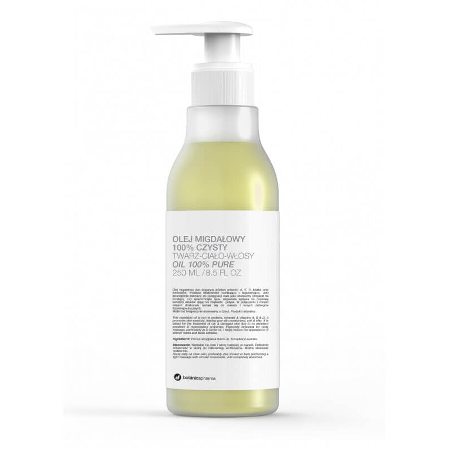 Botanicapharma Huile d'amande 100%, 250ml