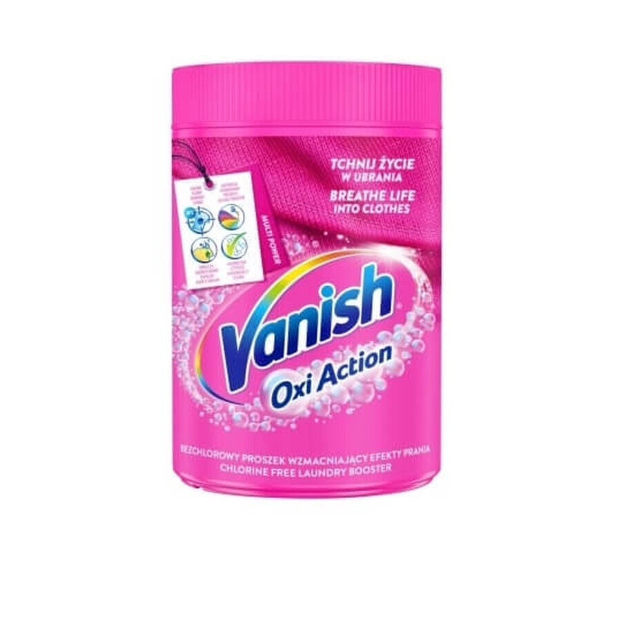 Vanish Oxi Action Polvo Lavavajillas de Color Rosa 625 g