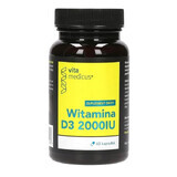 Vitamina D3 2000IU VitaMedicus 60 cápsulas