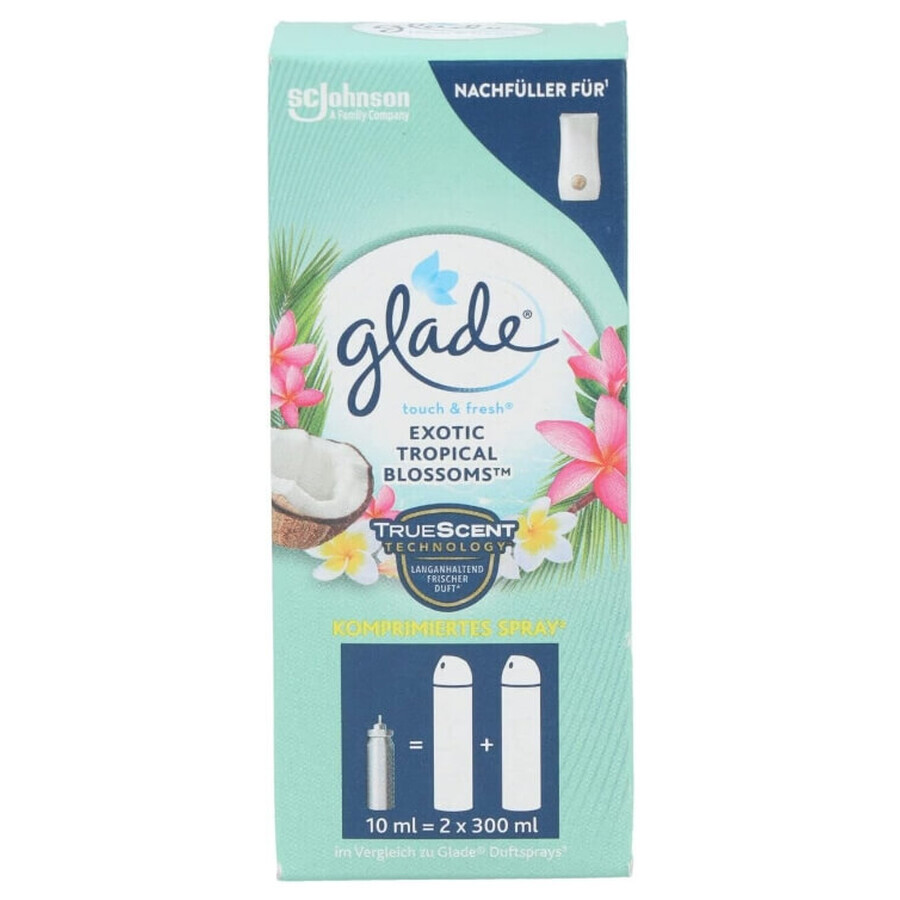 Glade, Cartouche de mini-bulles, fleurs tropicales, 10 ml