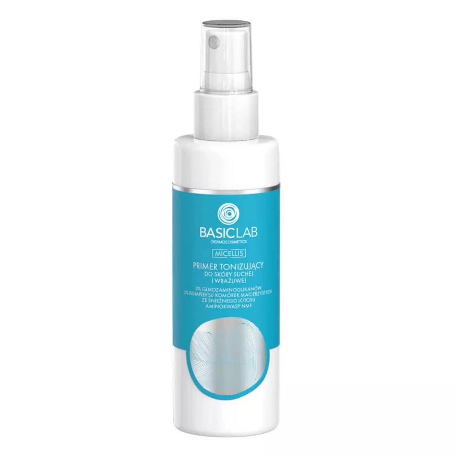 BasicLab Toning Primer voor droge en gevoelige huid, 150ml
