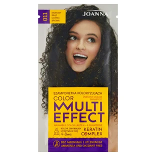 Joanna Multi Effect Kleurenshampoo Kleur 011 Koffie Brz, 35g