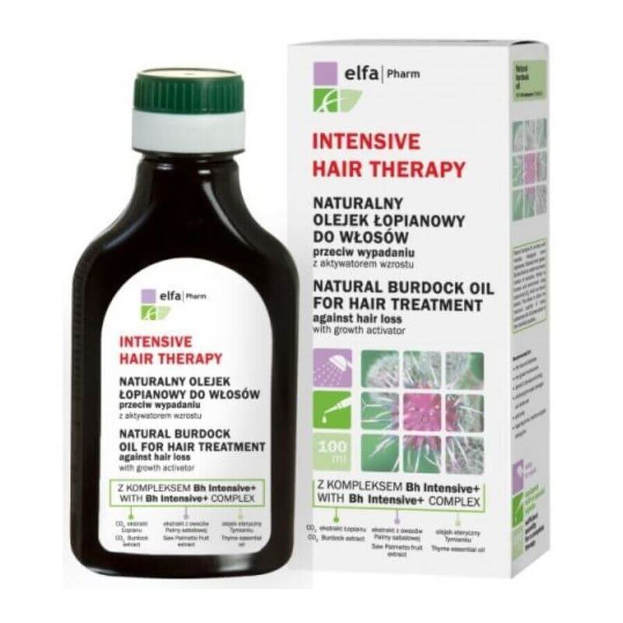 Elfa Pharm Ulei natural de ceară opiată împotriva căderii părului cu activator de creștere, 100ml