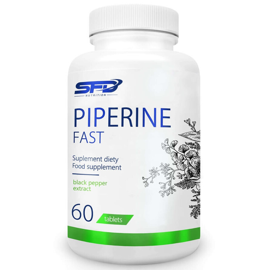 SFD Piperine Fast, 60 comprimidos