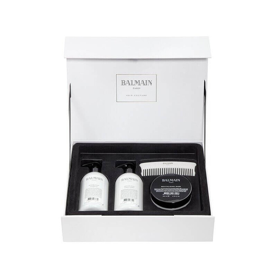 Buy Balmain Revitalizing Care Recovery Kit Shampoo 300ml + Conditioner 300ml + Mask 200ml + comb Balmain Revitalizing Care Recovery Kit Shampoo 300ml + Conditioner 300ml + Mask 200ml + comb