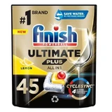 Finish Ultimate Plus Powerball AiO lemon Powerball dishwashing capsules 45 pieces