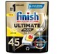Finish Ultimate Plus capsule de spălat vase Powerball AiO lemon 45 bucăți