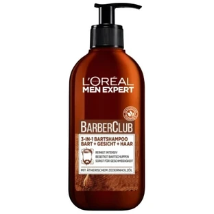 L Oréal Men Expert, BarberClub, Champú para barba 3 en 1, 200 ml