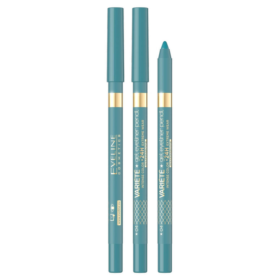 Eveline Cosmetics Variete Waterproof Eyeliner 04 Lagoon