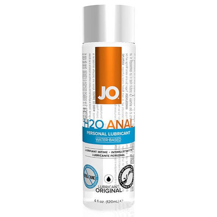 Systeem JO H2O Anaal Personal anaal glijmiddel op waterbasis, 120ml