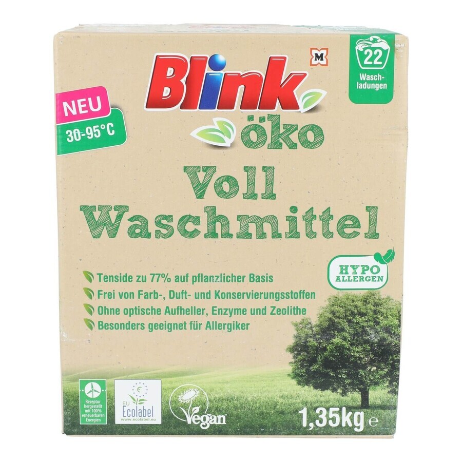 Blink, biologisch waspoeder, 1.35l