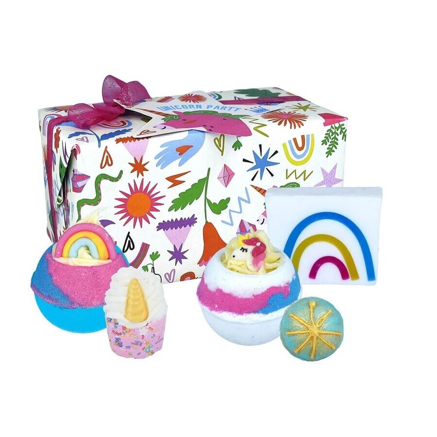 Bomb Cosmetics Einhorn-Party-Geschenkset, 5 Stück