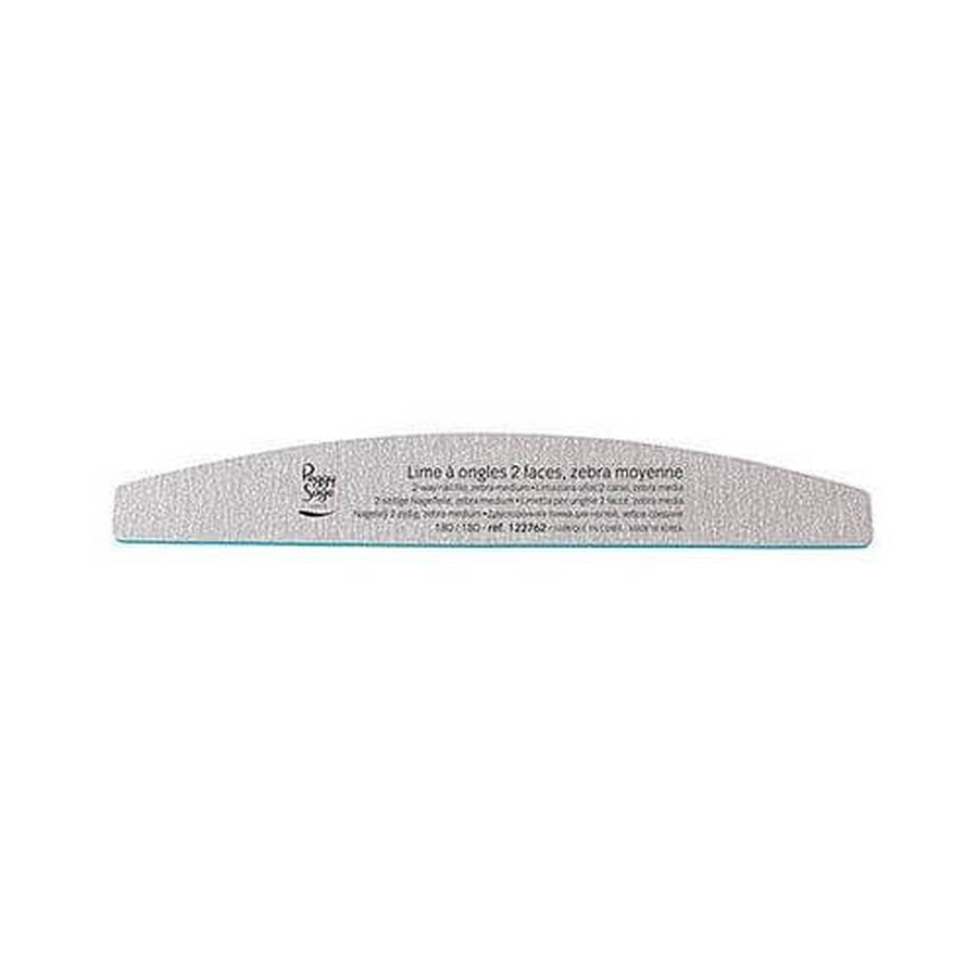 Acquista Peggy Sage Lima per unghie bifacciale a forma di mezzaluna 100/180 zebra, 1 pz. Peggy Sage Lima per unghie bifacciale a forma di mezzaluna 100/180 zebra, 1 pz.
