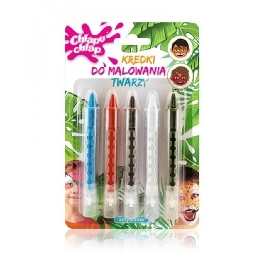 Splash Splash, pastelli per dipingere il viso per bambini, 5 pezzi