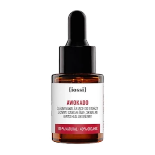 Iossi Avocado ser hidratant facial cu acid hialuronic, 10ml