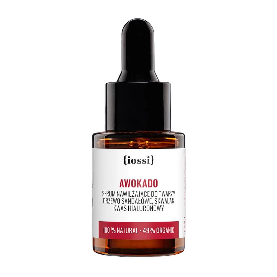 Iossi Avocado ser hidratant facial cu acid hialuronic, 10ml