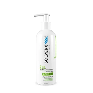 Solverx Acne Skin Cleanser pour l'acné et les peaux grasses, 200ml