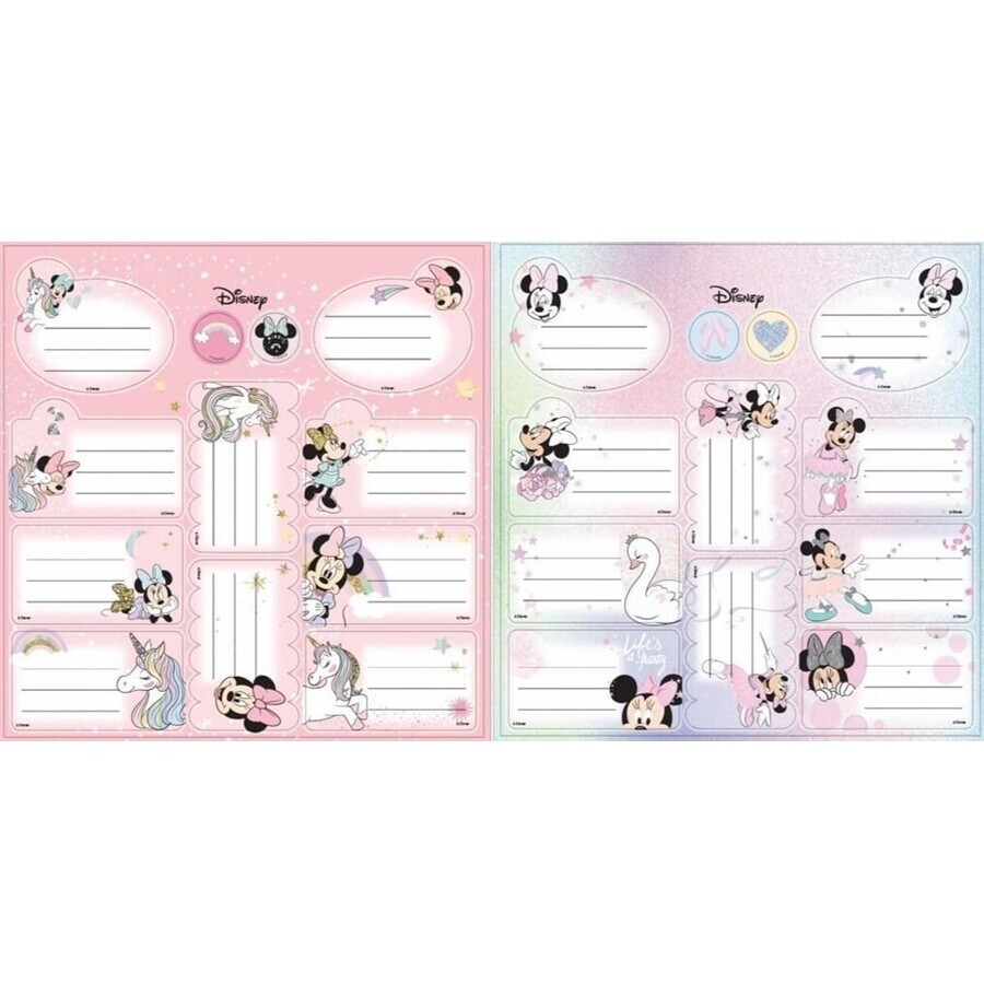 Benjamin, Minnie Mouse stickers for notebooks, 2 pieces