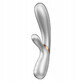 Satisfyer Hot Lover bunny vibrator Silver