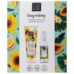 Cztery Pory Roku Dary Natury Zestaw Ochronny balsam 250 ml + Mgiełka do ciała Blossom Flower 100 ml