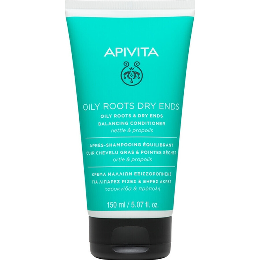Cumpără Apivita Oily, Balsam regulator pentru păr gras cu rădăcini uscate, 150 ml Apivita Oily, Balsam regulator pentru păr gras cu rădăcini uscate, 150 ml