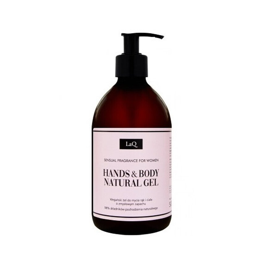 LaQ jabón líquido para manos y cuerpo con fragancia sensual, 500 ml