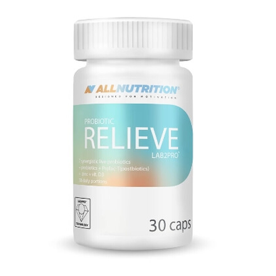 Allnutrition Probiotic Relieve LAB2PRO, 30 capsules
