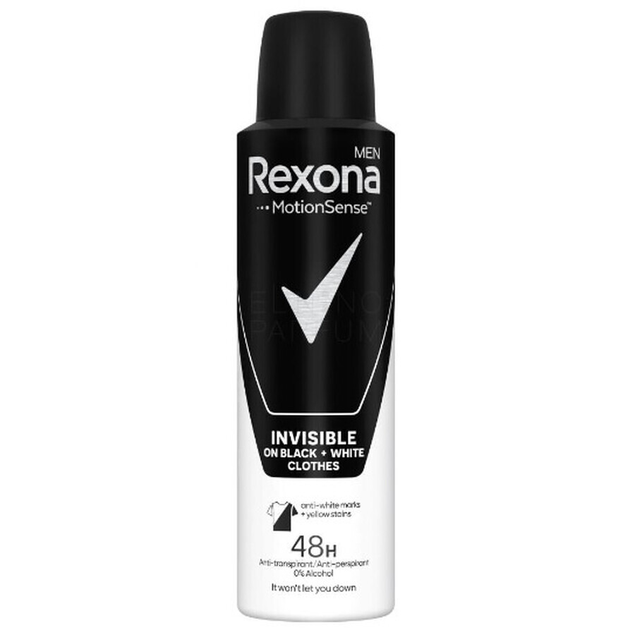 Shop Rexona Men, Unsichtbar Schwarz+Weiß, Deodorant, 150 ml Rexona Men, Unsichtbar Schwarz+Weiß, Deodorant, 150 ml