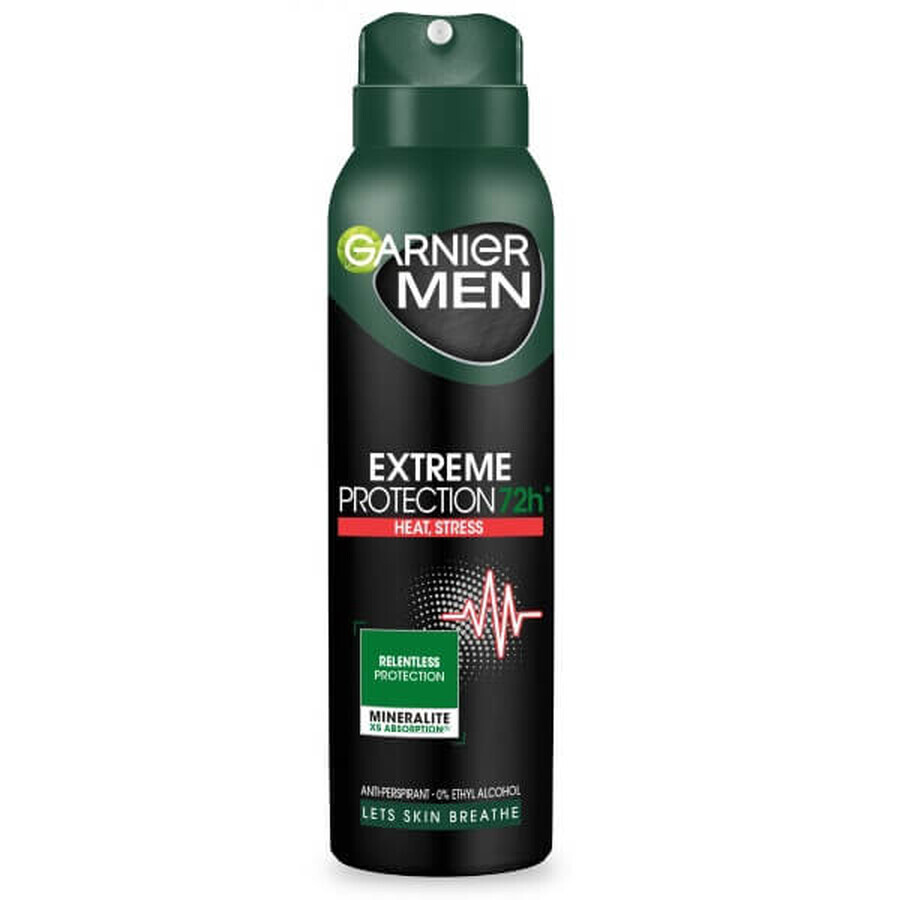 Cumpără Garnier Men Extreme Protection 72h Spray antiperspirant, 150ml Garnier Men Extreme Protection 72h Spray antiperspirant, 150ml