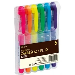 Fluorescerende markeerstift GR-219, 6 kleuren