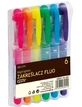 Fluorescerende markeerstift GR-219, 6 kleuren