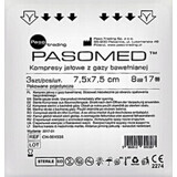 Selbstklebende Pads, Pasomed, 17 Fäden, 8 Schichten, 7,5cmx7,5cm, 3 Stück - Langlebig!
