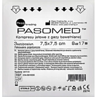 Almohadillas autoadhesivas, Pasomed, 17 hilos, 8 capas, 7,5cmx7,5cm, 3 piezas - ¡Larga duración!