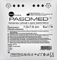 Self-adhesive pads, Pasomed, 17 threads, 8 layers, 7.5cmx7.5cm, 3 pieces - Long lasting!