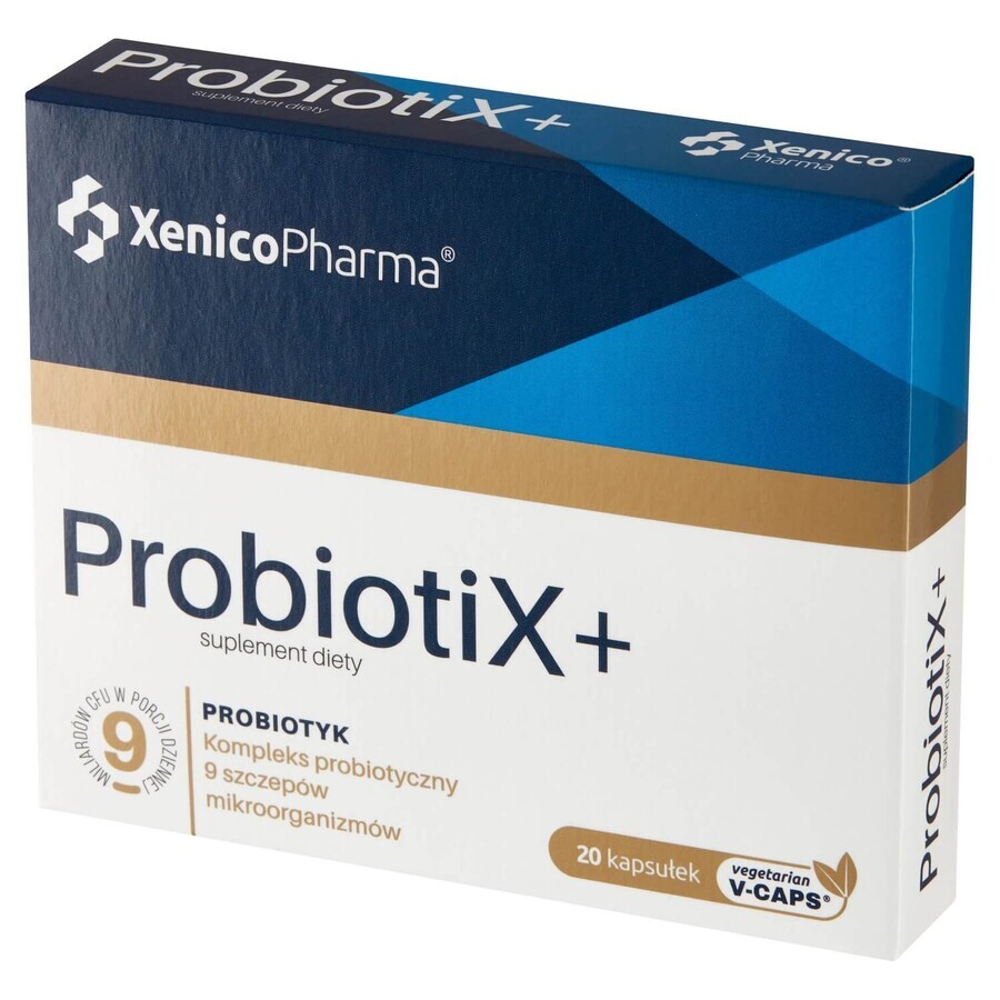 ProbiotiX+, 20 capsules