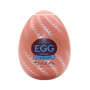 Tenga Easy Beat Ei Spiraal Strober Wegwerp eivormige masturbator