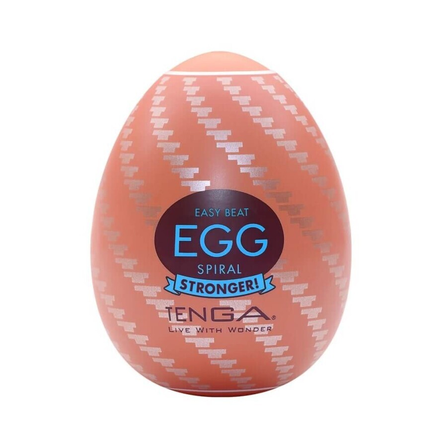 Tenga Easy Beat Egg Spiral Strober Masturbatore monouso a forma di uovo