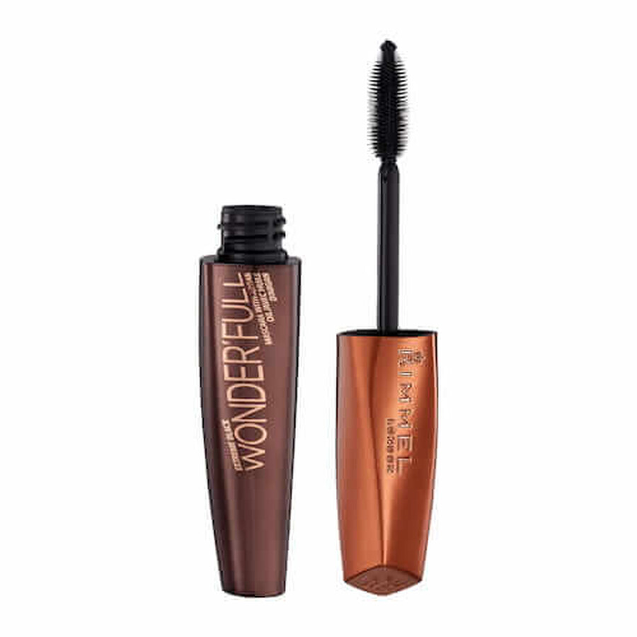 Rimmel Wonder Full Máscara de pestañas con aceite de argán 003 negro extremo, 11ml