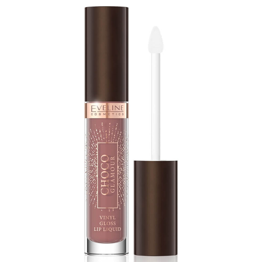 Winkel op Eveline Cosmetics Choco Glamour vloeibare lippenstift met glossy lips effect 03, 4,5ml Eveline Cosmetics Choco Glamour vloeibare lippenstift met glossy lips effect 03, 4,5ml