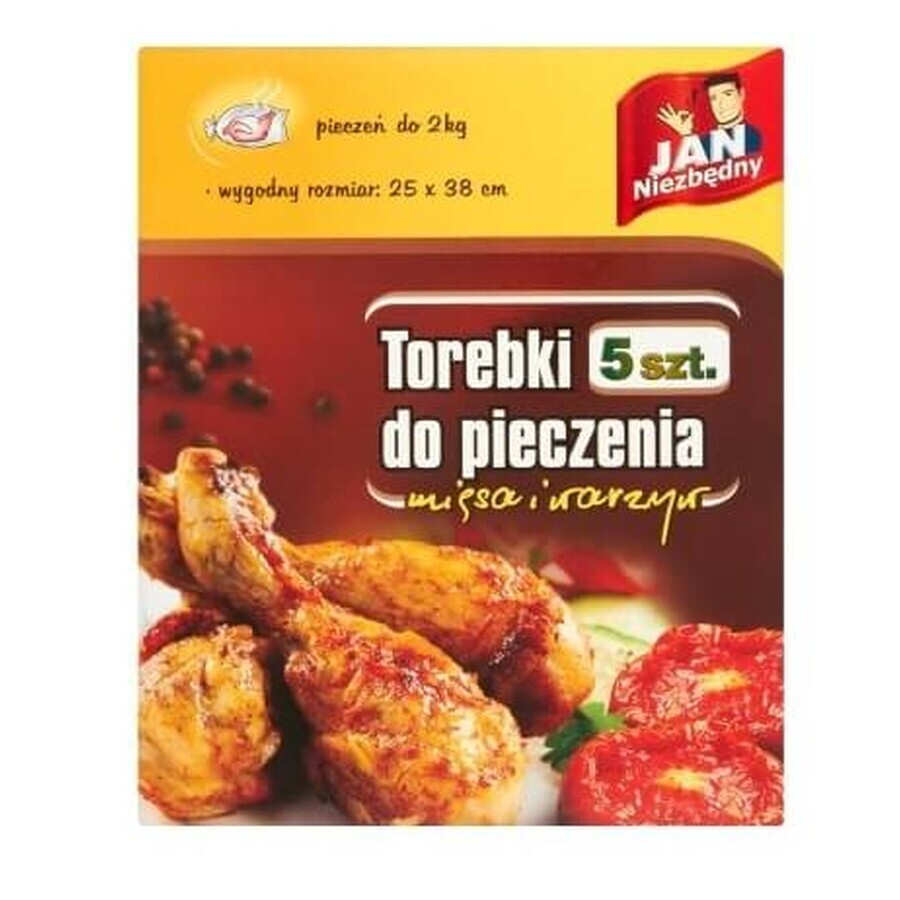 Jan Niezbdny, Sacchetti da forno per ciotole e verdure 25x38, 5 pezzi