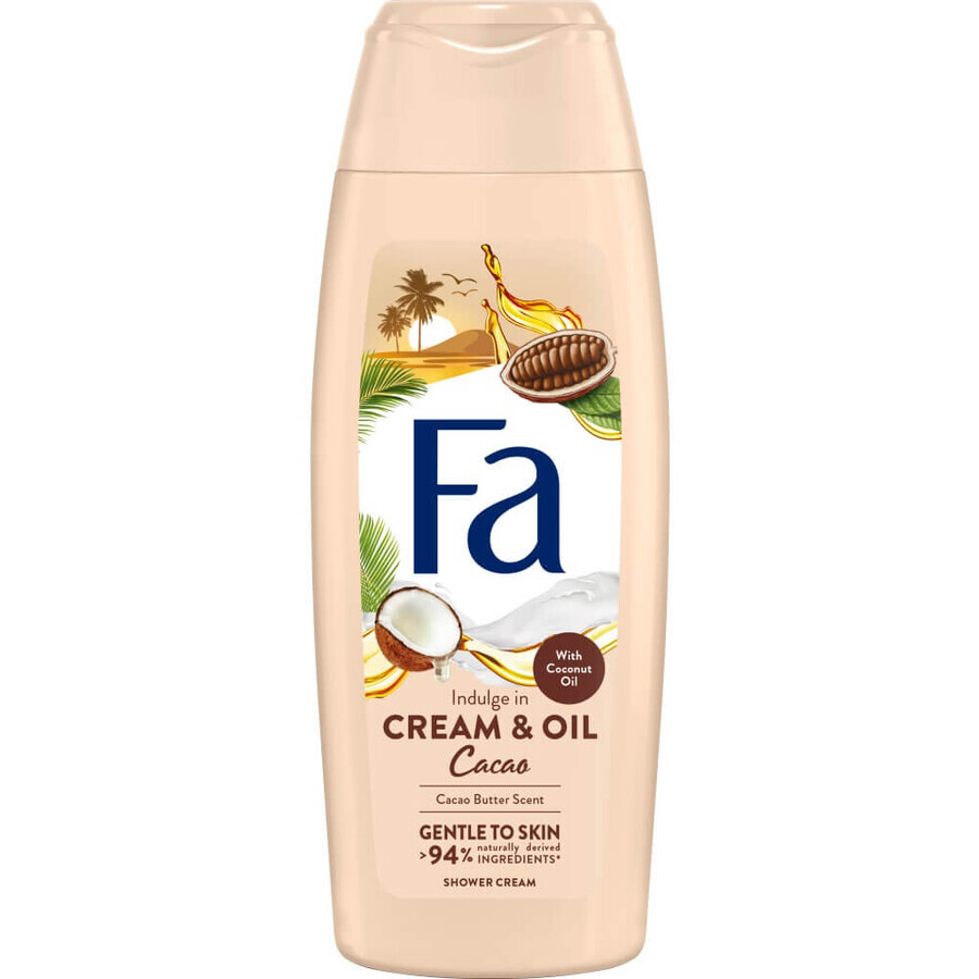 Fa Cream amp; Oil Cacao shower gel with cocoa butter fragrance, 250ml