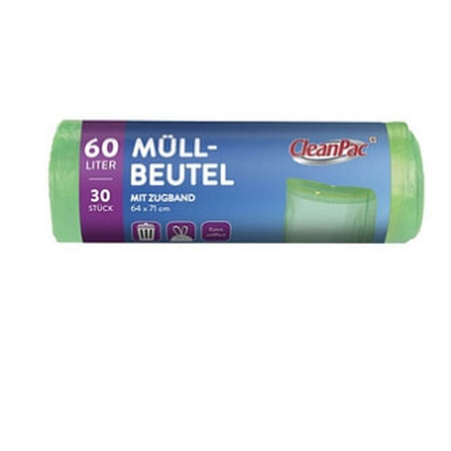 Shop CleanPac, Abfallsäcke 60l, 30 Stück CleanPac, Abfallsäcke 60l, 30 Stück