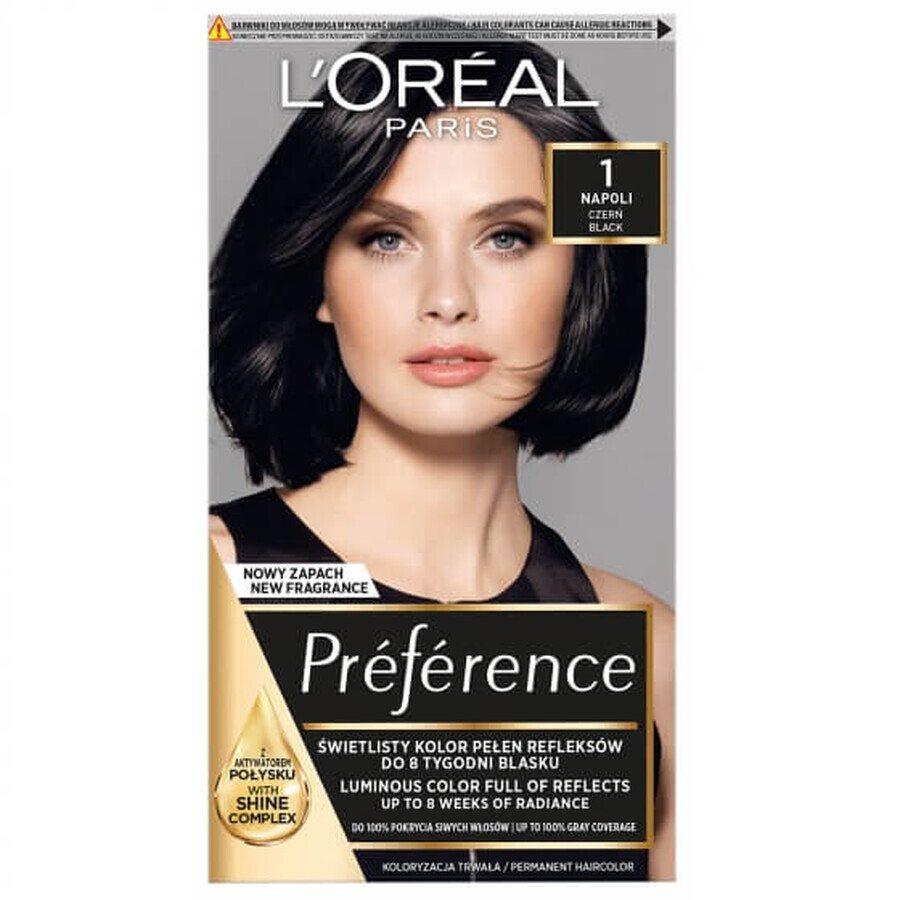 L'Oreal Paris Preference Wax Color 1 Napoli Czer