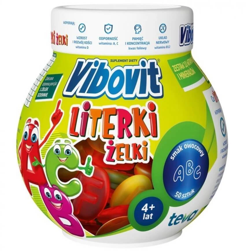 Vibovit Letters, ellipses, 50 pieces