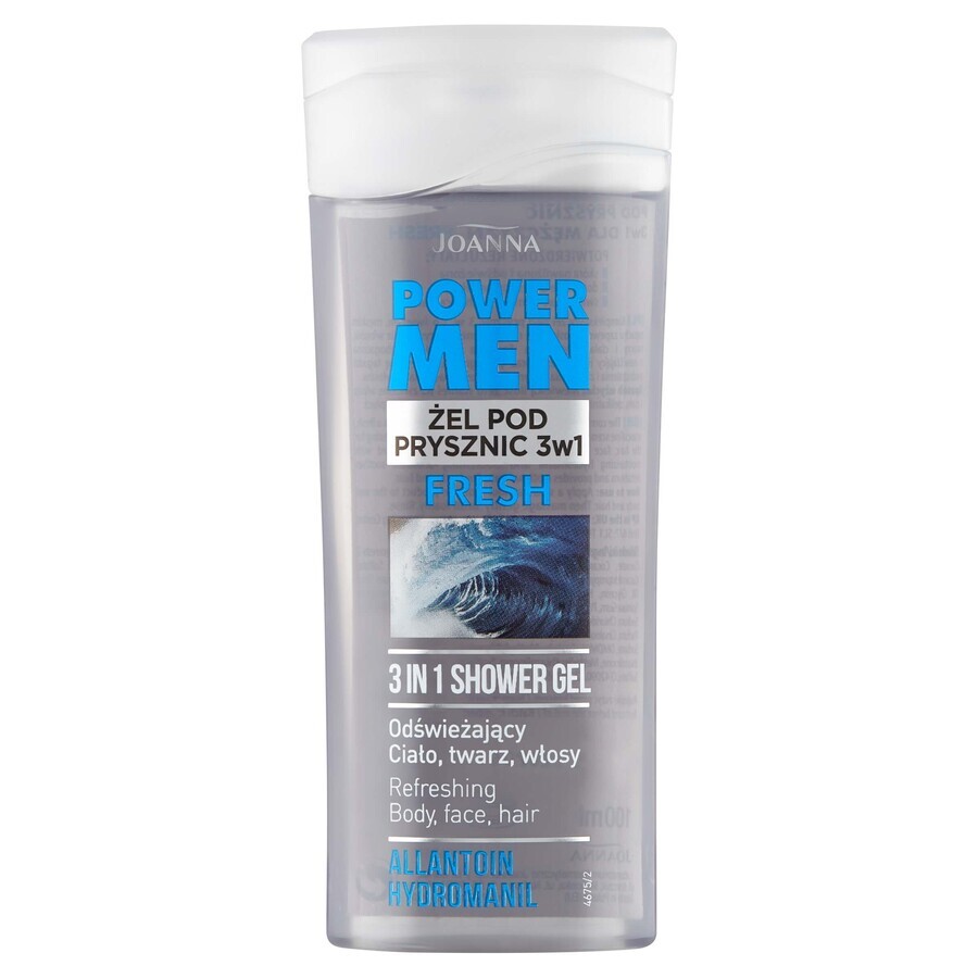 Joanna Power Men Fresh el duș 3in1, 100ml