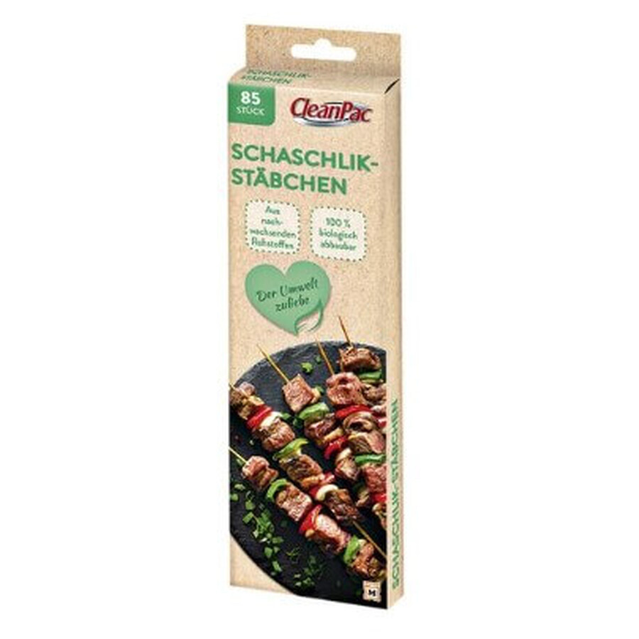 CleanPac, Bamboe shish kebab, 85 stuks